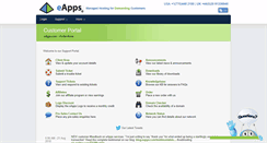 Desktop Screenshot of portal.eapps.com
